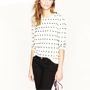 J. Crew Swiss Dot Tippi Sweater